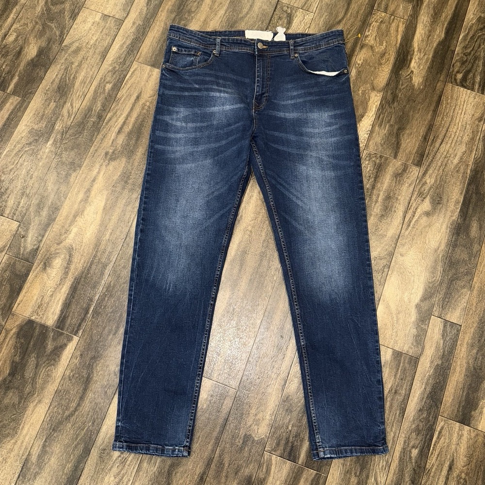 Akademiks Jeanius Jeans Mens‎ Dark Wash Denim Jeans Size 40x32
